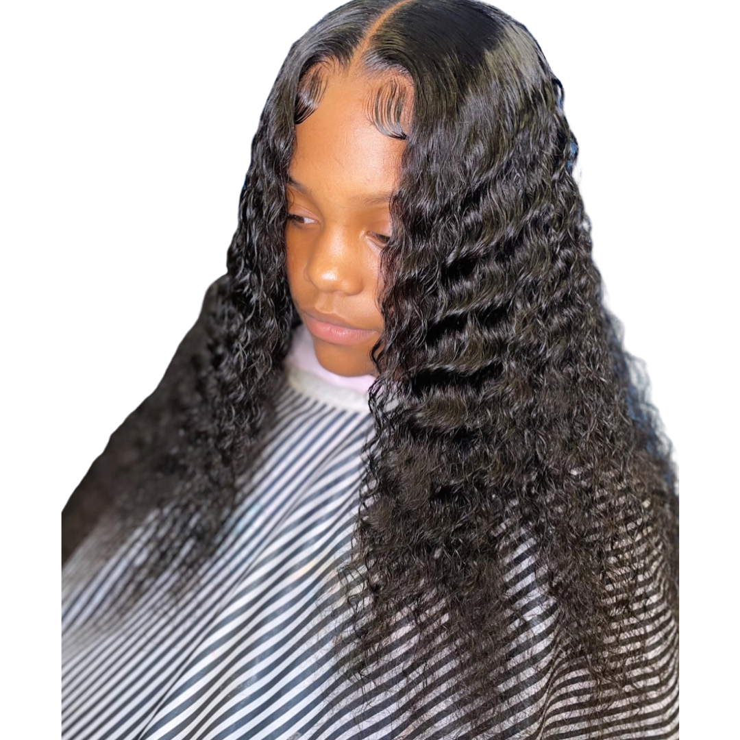 5x5 Deep Wave Closure Wigs